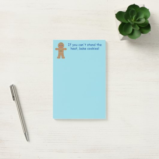 Leuke en Fancy kerst Gingerbread Man Post-it® Notes (Kantoor)