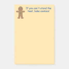 Leuke en Fancy kerst Gingerbread Man Post-it® Notes