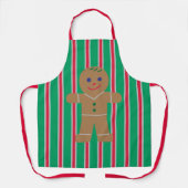 Leuke en Fancy kerst Gingerbread Man Schort (Voorkant)