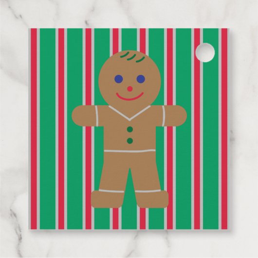 Leuke en Fancy kerst peperkoek Bedankjes Labels (Achterkant)