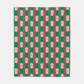 Leuke en Fancy kerst Popcorn Fleece Deken (Voorkant)