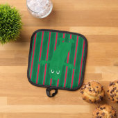 Leuke en Fancy kerstaugurk Pannenlap (Top down)