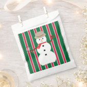 Leuke en Fancy Kerstmis Sneeuwman Detective Bedankzakje (Geknipt)