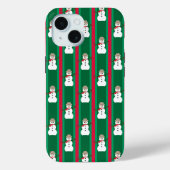 Leuke en Fancy Kerstmis Sneeuwman Detective Case-Mate iPhone Case (Achterkant)