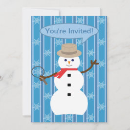 Leuke en Fancy Kerstmis Sneeuwman Detective Kaart