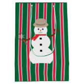 Leuke en Fancy Kerstmis Sneeuwman Detective Medium Cadeauzakje (Achterkant)