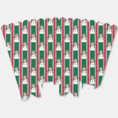 Leuke en Fancy Kerstmis Sneeuwman Detective Popcor Bedankdoosjes (Ongevouwen)