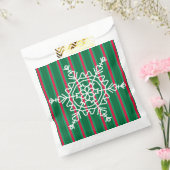 Leuke en Fancy kerstsneeuwvlok Bedankzakje (Gezegeld)