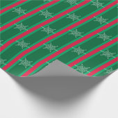 Leuke en Fancy kerstsneeuwvlok Cadeaupapier (Hoek)