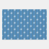 Leuke en Fancy kerstsneeuwvlok Inpakpapier Vel (Voorkant 3)