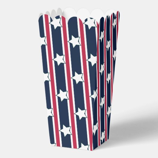 Leuke en Fancy Patriottische Stars en Stripes Popc Bedankdoosjes (Voorkant)