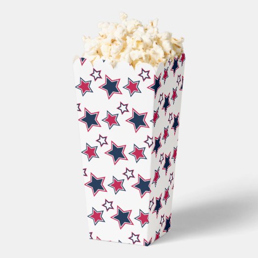 Leuke en Fancy Patriottische Stars Popcorn Bedankdoosjes (Popped)