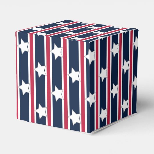 Leuke en Fancy Patriottische Sterren en Strepen Bedankdoosjes (Achterkant)