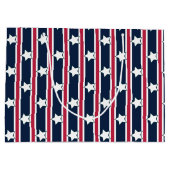 Leuke en Fancy Patriottische Sterren en Strepen Groot Cadeauzakje (Achterkant)