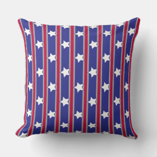 Leuke en Fancy Patriottische Sterren en Strepen Kussen