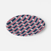 Leuke en Fancy Patriottische Sterren en Strepen Papieren Bordje (Gekanteld)