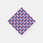 Leuke en Fancy Patriottische Sterren en Strepen Servet (Hoek)
