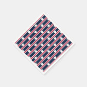 Leuke en Fancy Patriottische Sterren en Strepen Servet (Hoek)