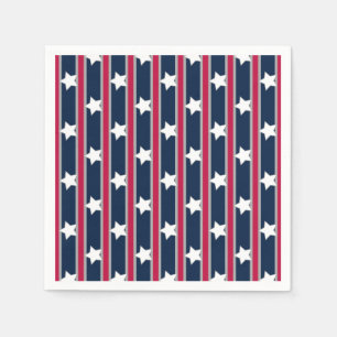 Leuke en Fancy Patriottische Sterren en Strepen Servet
