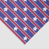 Leuke en Fancy Patriottische Sterren en Strepen Tissuepapier (Detail)