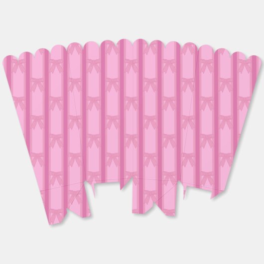 Leuke en Fancy Pink Bow Popcorn Bedankdoosjes (Ongevouwen)