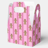 Leuke en Fancy Pink Gingerbread Man Bedankdoosjes (Geopend)
