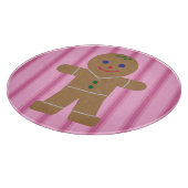 Leuke en Fancy Pink Gingerbread Man Snijplank (Hoek)
