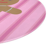 Leuke en Fancy Pink Gingerbread Man Snijplank (Hoek)