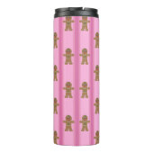 Leuke en Fancy Pink Gingerbread Man Thermosbeker (Achterkant)