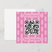 Leuke en Fancy Poker Chip QR Code Kaart (Voorkant / Achterkant)