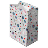 Leuke en Fancy Poker Medium Cadeauzakje (Achterkant Gekanteld)