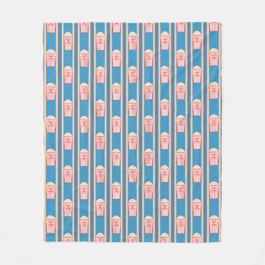 Leuke en Fancy Popcorn Fleece Deken (Voorkant)