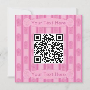 Leuke en Fancy Popcorn QR Code Kaart