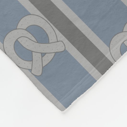 Leuke en Fancy Pretzel Fleece Deken (Hoek)