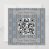 Leuke en Fancy Pretzel QR Code Kaart (Voorkant)