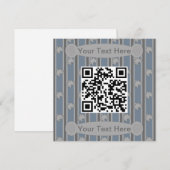Leuke en Fancy Puzzel QR Code Kaart (Voorkant / Achterkant)
