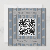 Leuke en Fancy Puzzel QR Code Kaart (Voorkant)