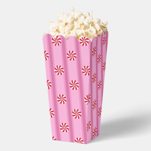 Leuke en Fancy roze pepermunt popcorn Bedankdoosjes (Popped)
