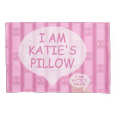 Leuke en Fancy Roze Pretzel Kussensloop (Voorkant)