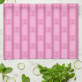 Leuke en Fancy Roze Pretzel Theedoek (Gevouwen)