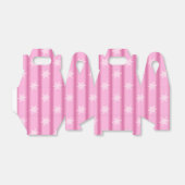 Leuke en Fancy roze sneeuwvlok Bedankdoosjes (Uitgevouwen)