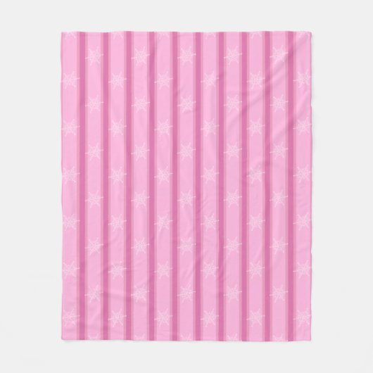 Leuke en Fancy roze sneeuwvlok Fleece Deken (Voorkant)