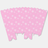 Leuke en Fancy Roze Sneeuwvlokken Popcorn Bedankdoosjes (Ongevouwen)