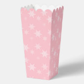 Leuke en Fancy Roze Sneeuwvlokken Popcorn Bedankdoosjes (Achterkant)