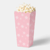 Leuke en Fancy Roze Sneeuwvlokken Popcorn Bedankdoosjes (Popped)