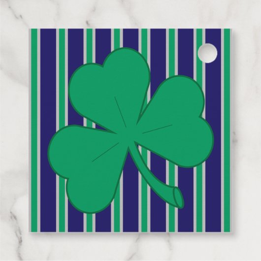 Leuke en Fancy Shamrock Bedankjes Labels (Achterkant)