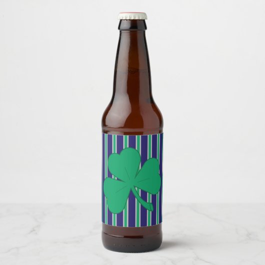 Leuke en Fancy Shamrock Bier Etiket (Voorkant)