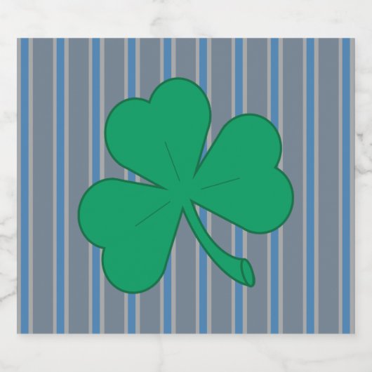 Leuke en Fancy Shamrock Bier Etiket (Enkel label)