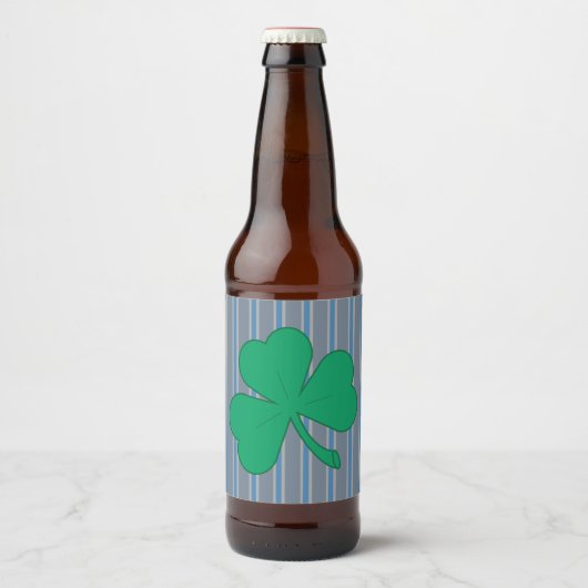 Leuke en Fancy Shamrock Bier Etiket (Voorkant)