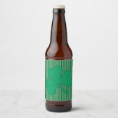 Leuke en Fancy Shamrock Bier Etiket (Voorkant)